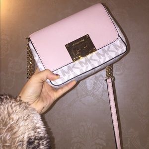 Pink Michael Kors Crossbody Bag